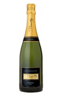 Champagne AOP Blanc de Noirs Héritage Brut nue effervescent